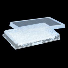 Мікропланшет 96 лунок, конічне дно, з кришкою